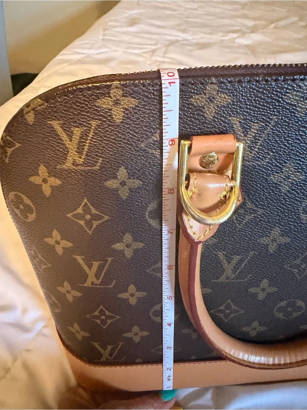 Louis Vuitton Monogram Canvas Brown and Tan Alma PM Shoulder Bag